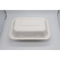 Large Food Party Tray with Lids Biodegradable Food Box Hot Dog 500-1000ml Meat Platter